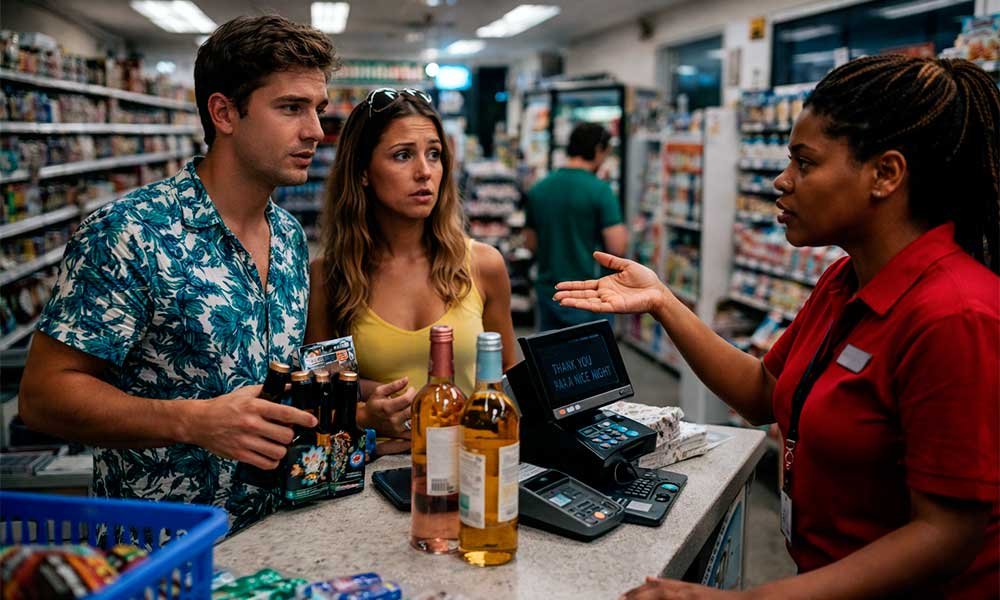 Tourist surprised by alcohol sales restriction in Miami store