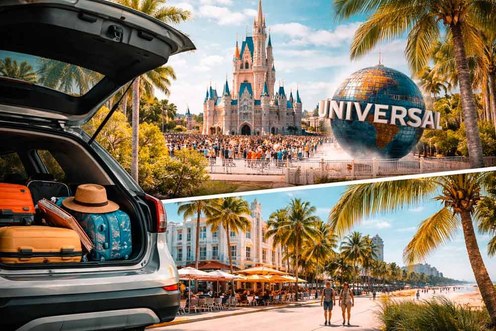 Miami and Orlando split trip by rental car