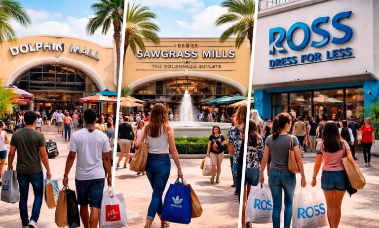 Smart shopping decision in Miami comparing outlets and discount stores