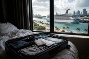 Best area to stay before a Miami cruise