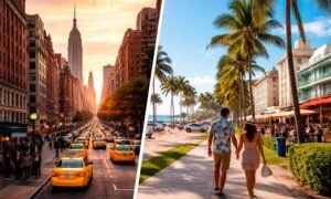 Miami vs New York real travel cost comparison