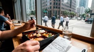 Analyzing Zuma Miami receipt to identify the 20% automatic service charge trap.