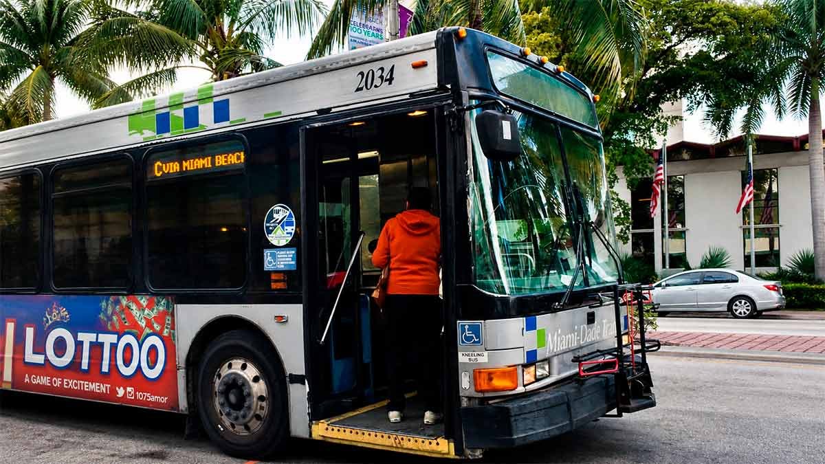 Miami transit option showing why Sawgrass Mills without a car can cost more time and money.